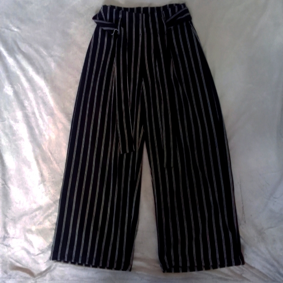 Black striped trousers - Picture 1 of 1